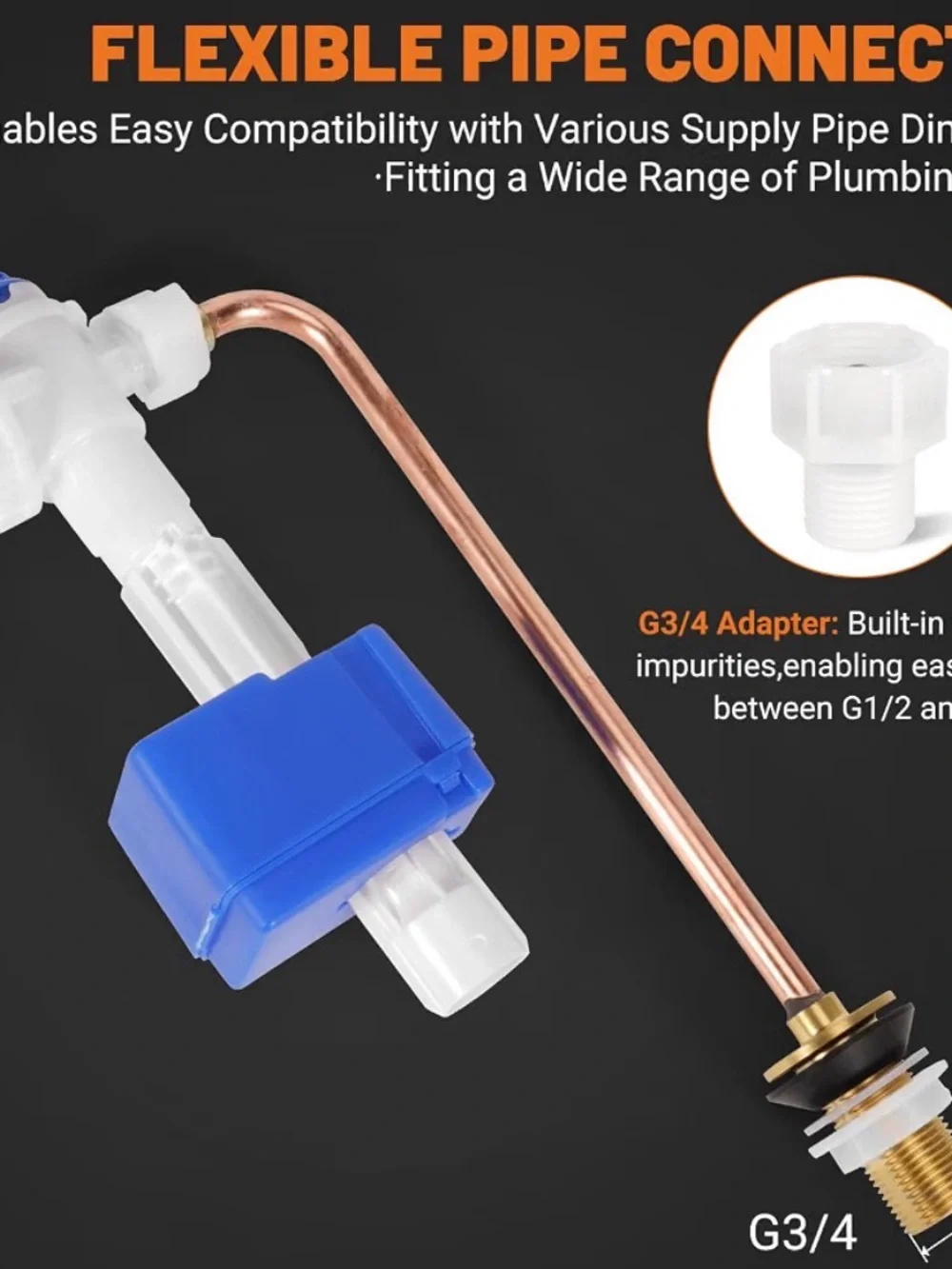 Toilet Tank Fill Flush Valve Repair Kit Fits Kohler Rialto Revival San Raphael